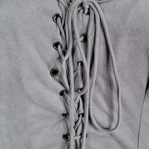 PANTS STORE Laced Up Romper Large - Picture 3 of 8